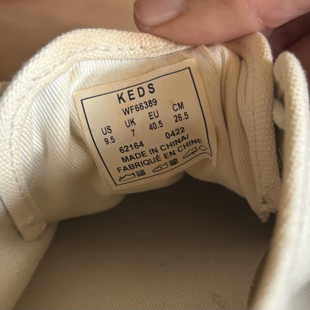 Keds White Canvas Sneakers - Picture 6 of 6